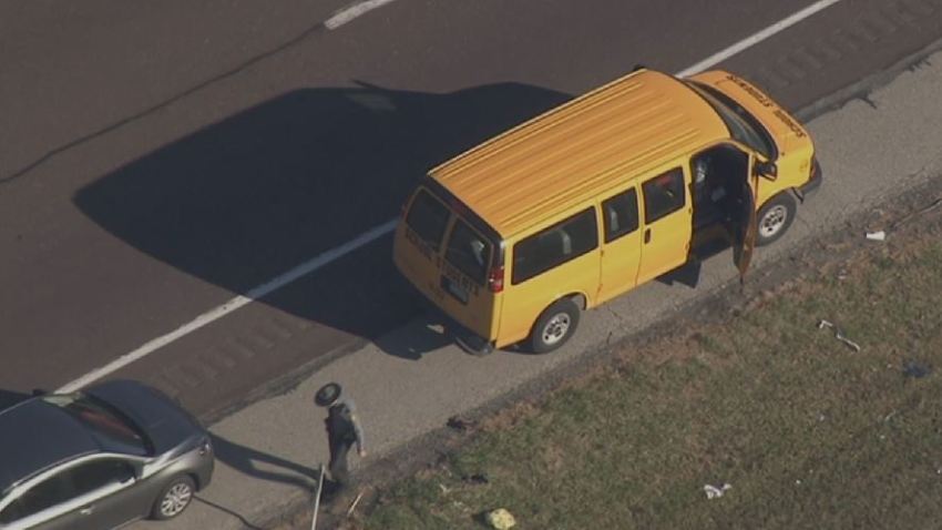 School Van Crash Route 422
