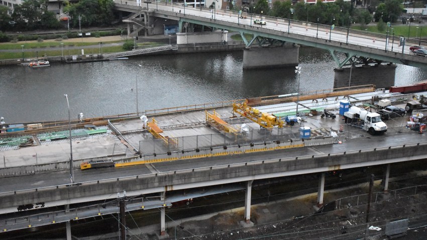 Schuylkill Expressway Viaduct Water Flow I76