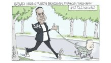 Signe Wilkinson Kenney Jay-Z cartoon