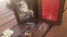 Stanley Kawa picture and dog tags