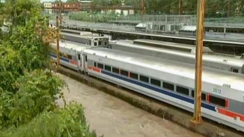 Stopped SEPTA Trains