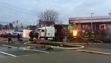 Tractor Trailer Gas Station Fire Lawncrest