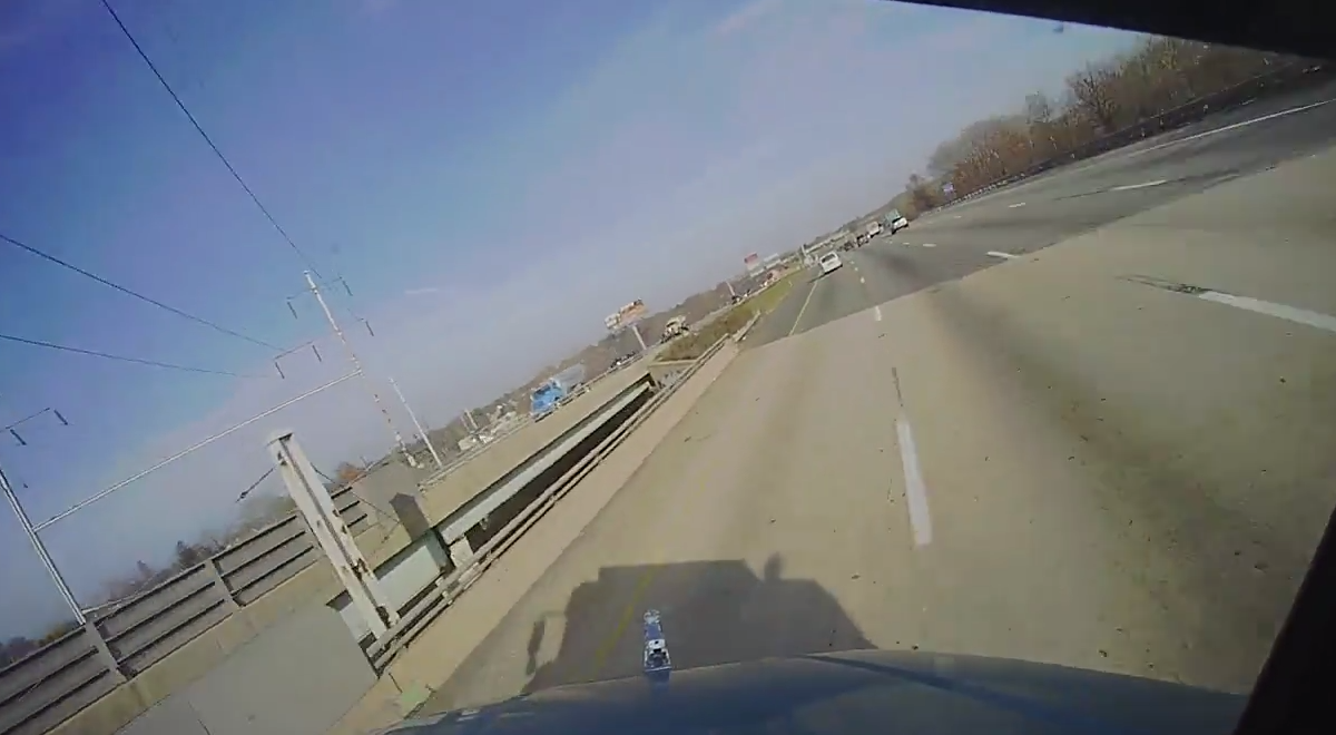 Dashcam Video Captures Dump Truck Crash on I95 in Delaware County