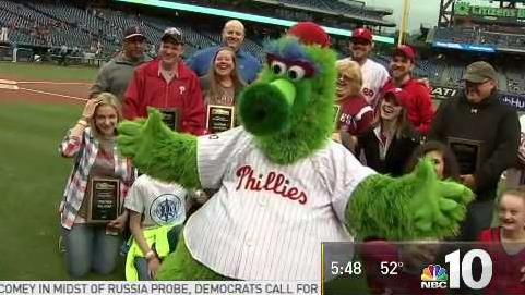 Nobody Talks Jazz On My Friend': Gritty Comes To Defense Of New-Look  Phillie Phanatic - CBS Philadelphia