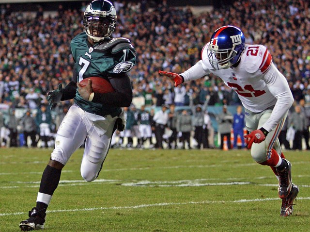 Michael Vick Giants rush