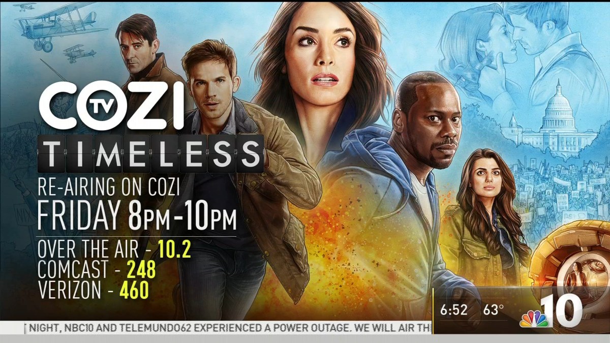 ‘Timeless’ to ReAir on CoziTV NBC10 Philadelphia