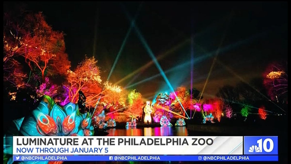 Philadelphia Zoo Revamped with a Light Display NBC10 Philadelphia