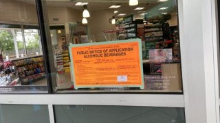 A horsham Wawa store has posted its liquor license application