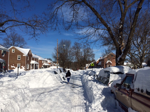 allentown neighborhood snow mayk
