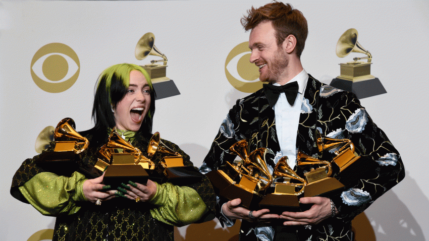 Resultado de imagen para billie eilish grammy gif