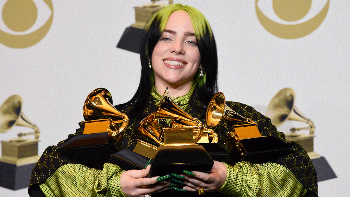 Billie Eilish, a Voice of the Youth, Tops the Grammy Awards NBC10