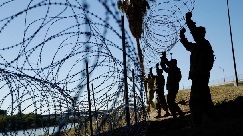 APTOPIX Migrant Caravan Troops