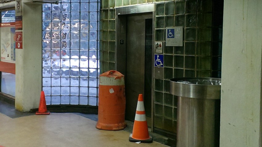 broken concourse elevator
