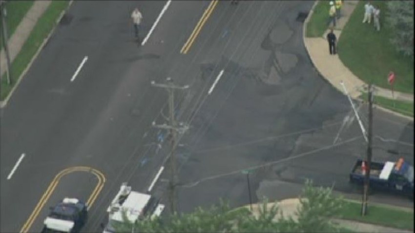 chopper bucks county water main break county line edit