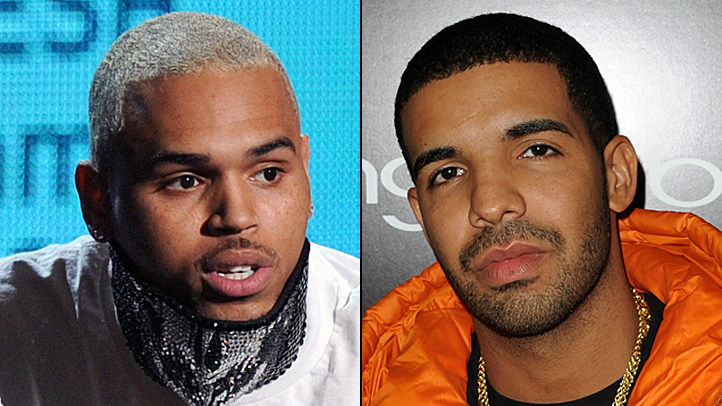 Chris Brown Drake split brawl fight W.I.P. Work in Progress club
