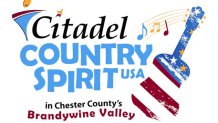 A flyer for the Citadel Country Spirit USA concert in Chester County's Brandywine Valley.