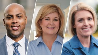 Will Cunningham, left, Brigid Callahan Harrison and Amy Kennedy are all running for the Democratic nomination in a South Jersey Congressional district.