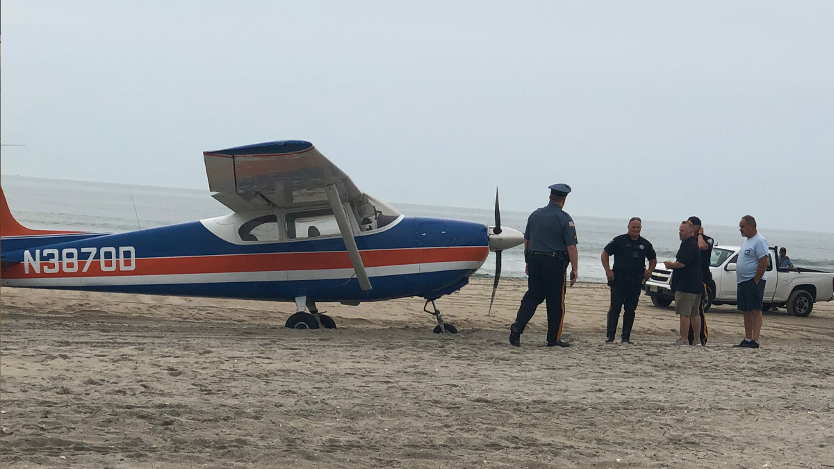 Small Plane Makes Emergency Landing On New Jersey Beach – NBC10 ...