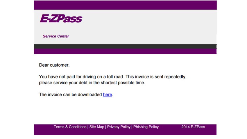 ezpass scam