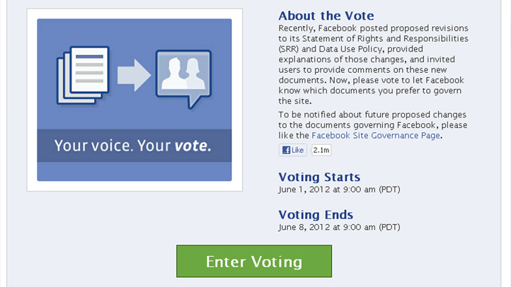 facebook privacy vote