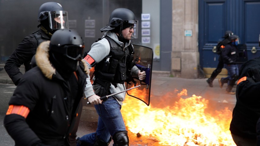 APTOPIX France Protests