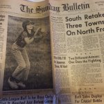 front page newspaper clipping joanne glusman