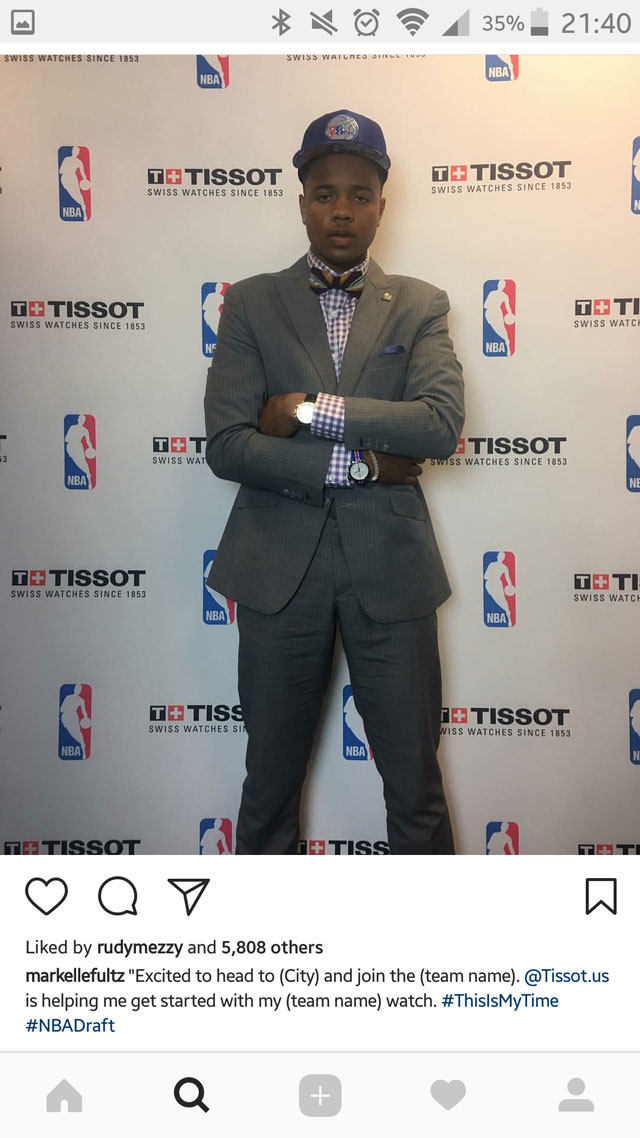 tissot sixers watch