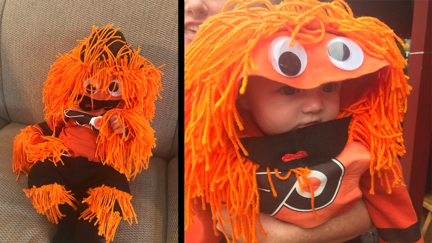 ‘Best Mascot of All Time’ Flyers’ Gritty Inspires Halloween Baby
