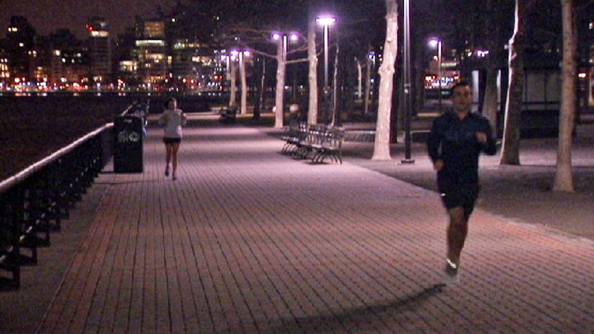 hoboken waterfront night