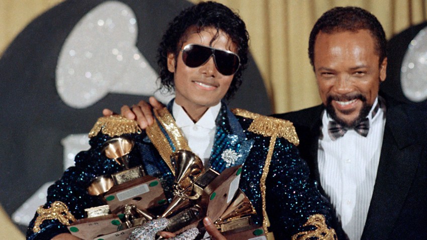 Michael Jackson and Quincy Jones
