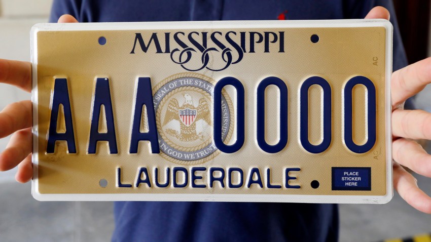 Mississippi License Plate