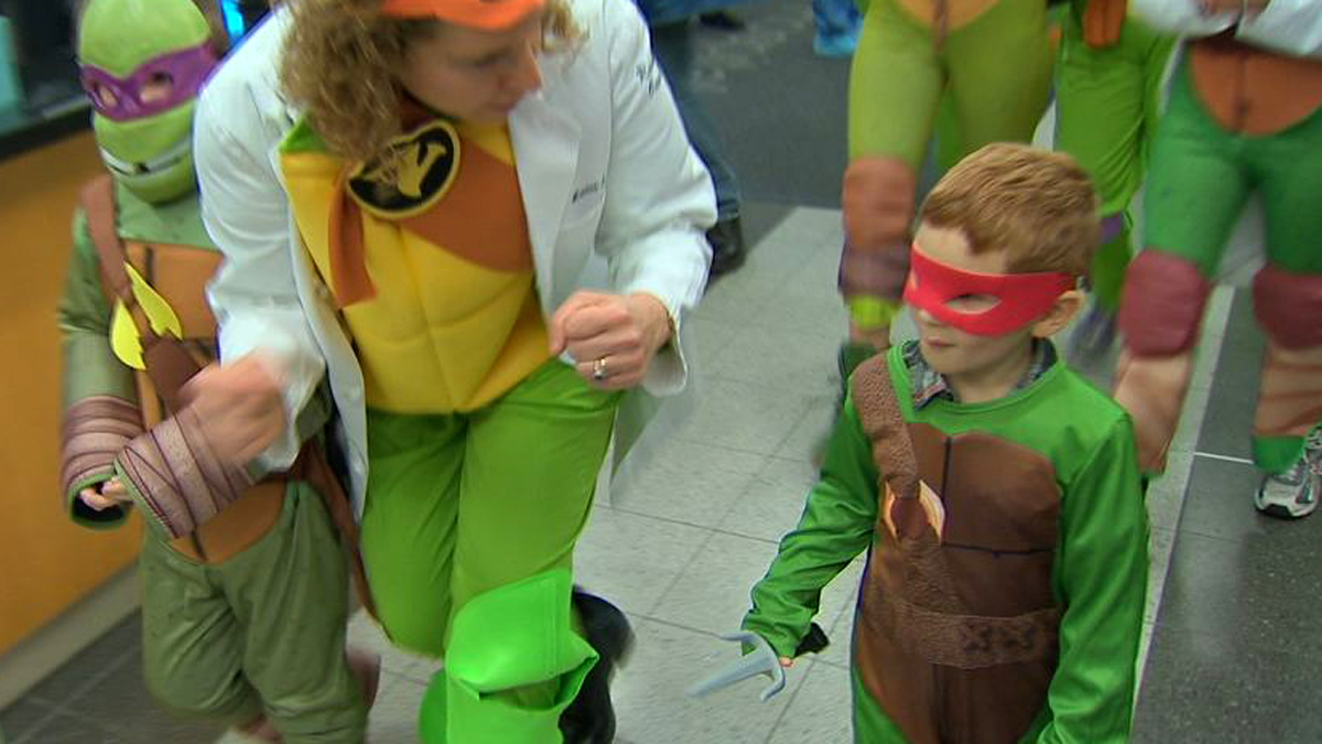 ninja turtle kid videos