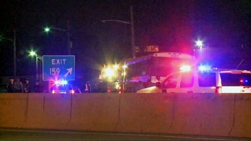 njt bus crash garden state parkway exit 159