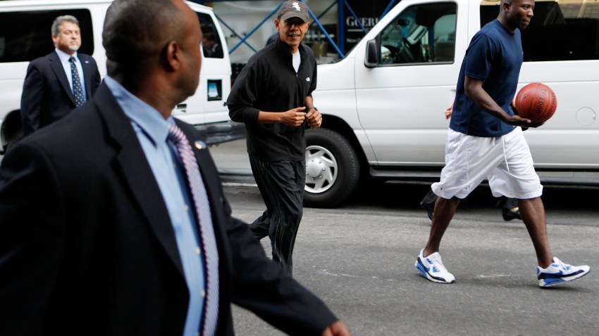 obama nyc basketball