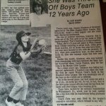 old newspaper clipping joanne glusman