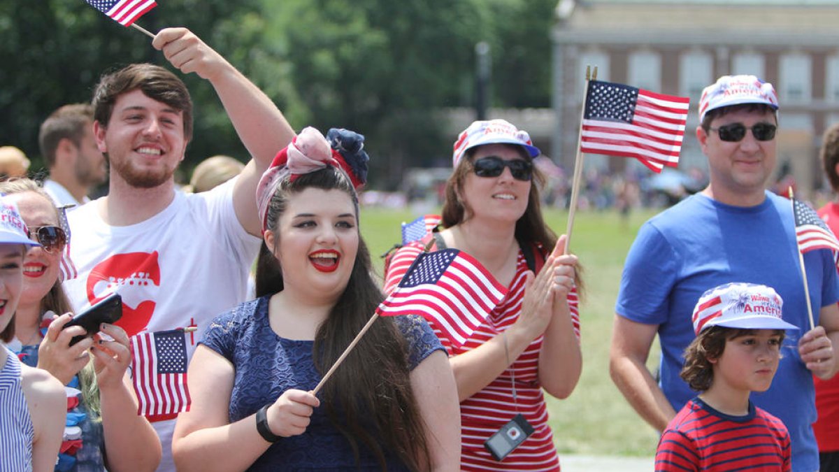 July 4th Salute to America Independence Day Parade in Philly Road