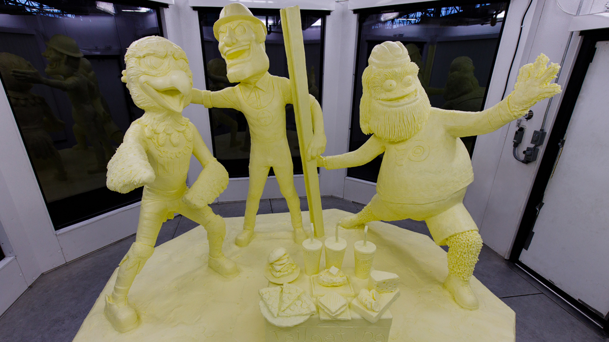 Iconic Mascots Take Butter Form at Pennsylvania Farm Show