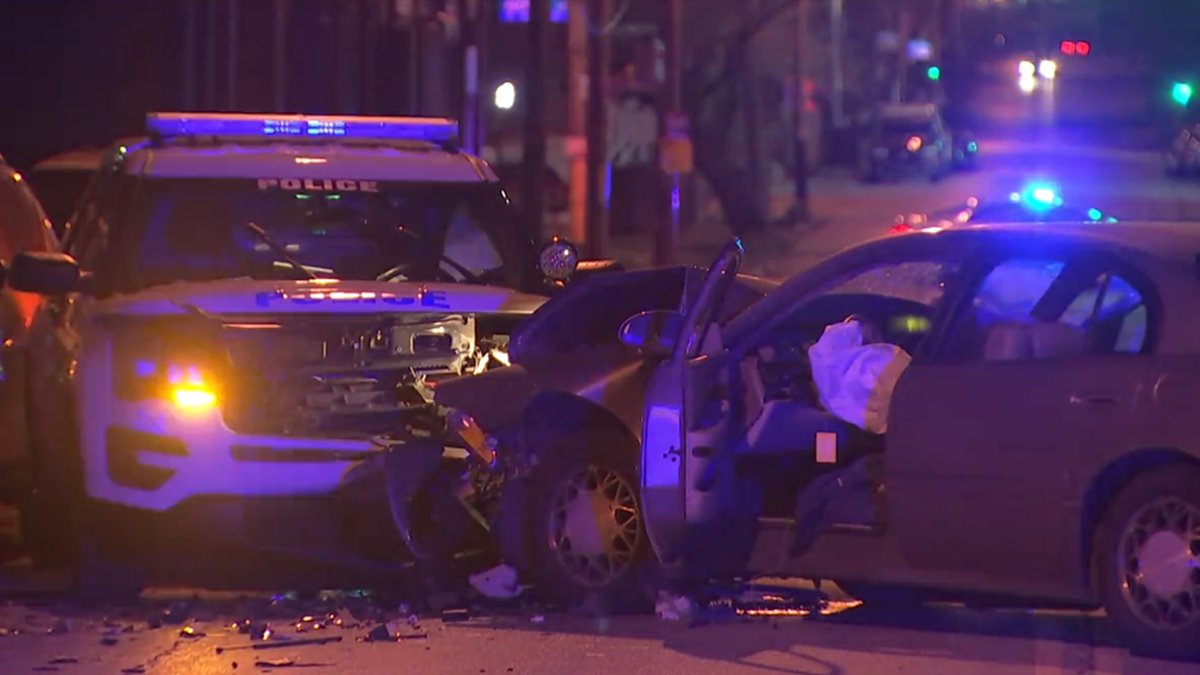 Philadelphia Police Officers, Civilian Hurt in Head-On Crash – NBC10 ...