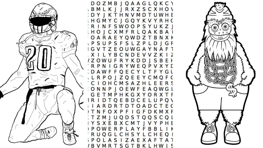 Bored Kids? Stir Crazy? Try This Printable Philly Sports Coloring Book – NBC10 Philadelphia