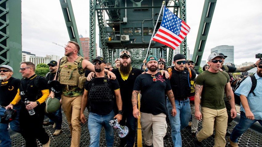APTOPIX Portland Rallies