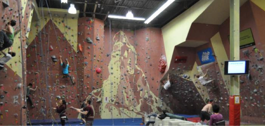 rock climbing
