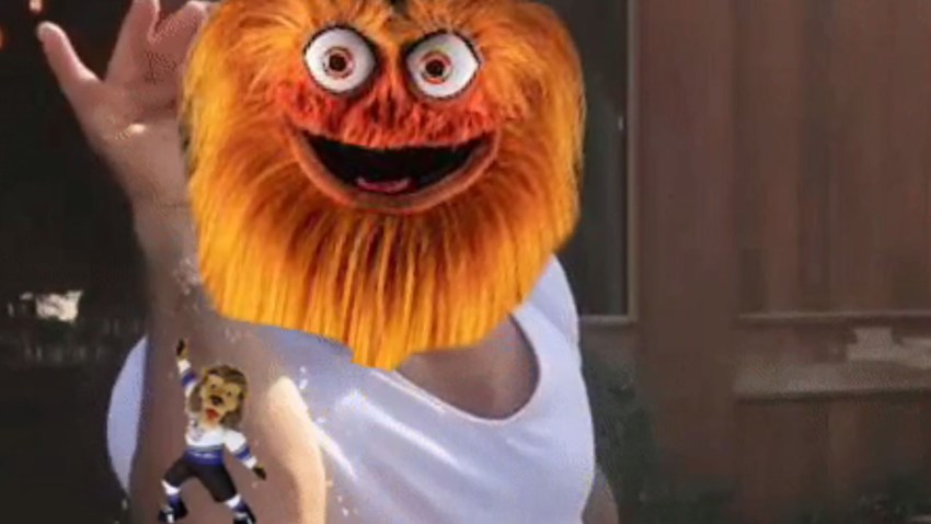 gritty mascot stuffed animal