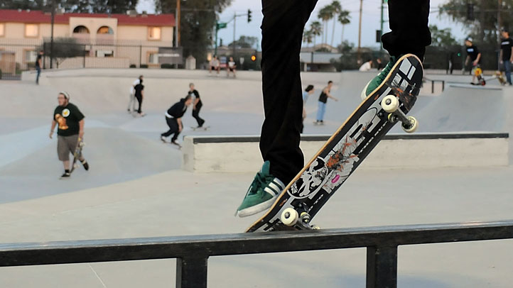 Skateboarding