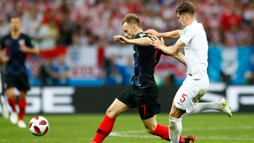 Russia Soccer WCup Croatia England