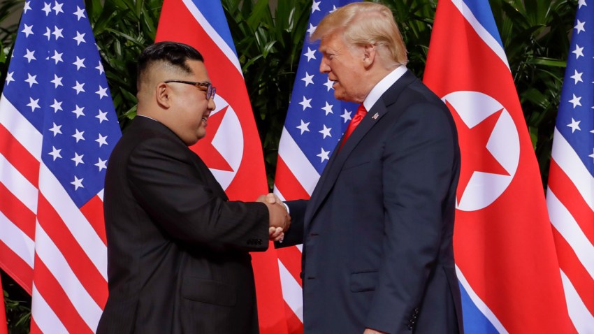 APTOPIX Trump Kim Summit