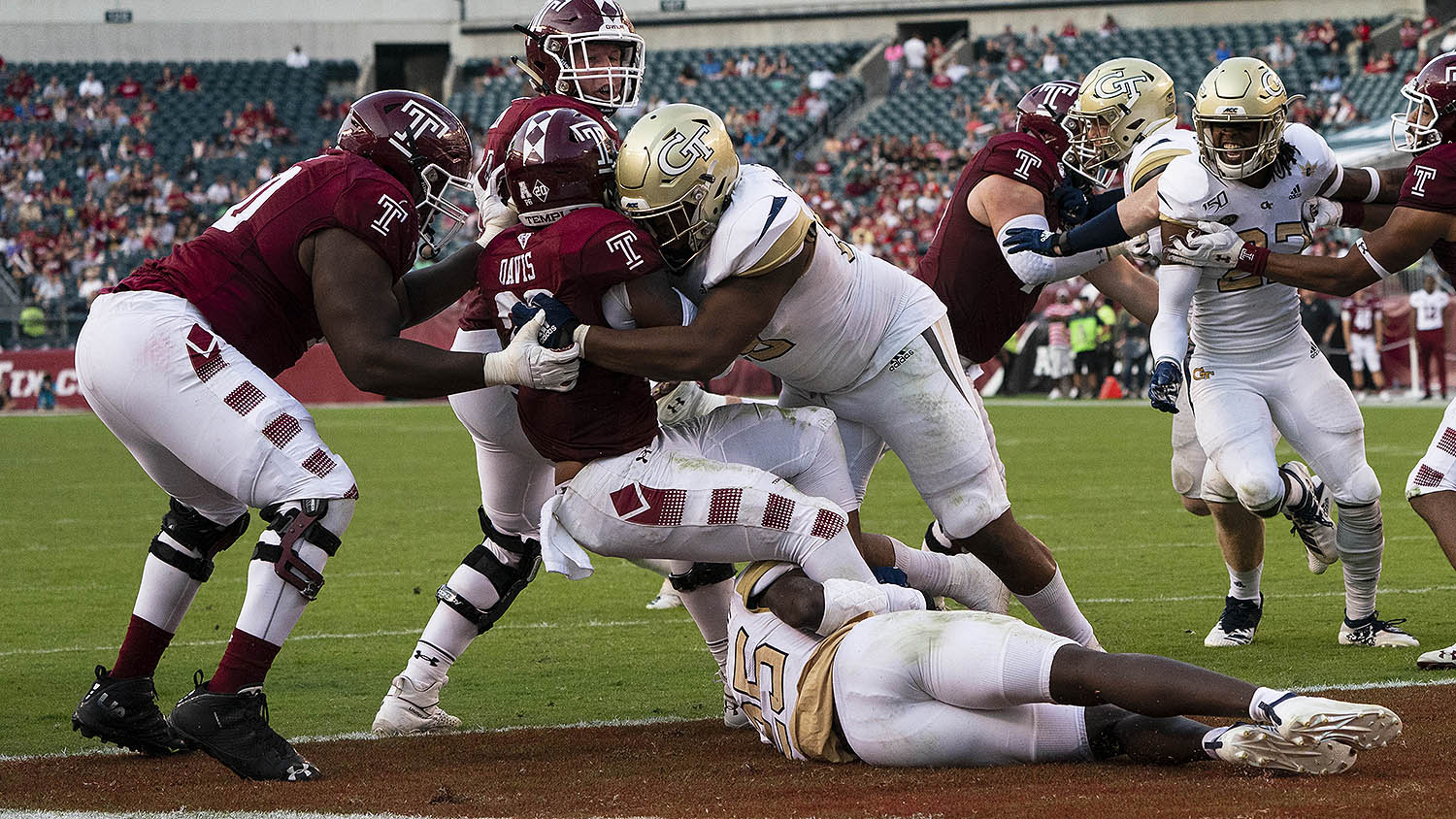 Temple football on sale