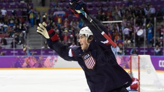T.J. Oshie at the 2014 Sochi Olympics