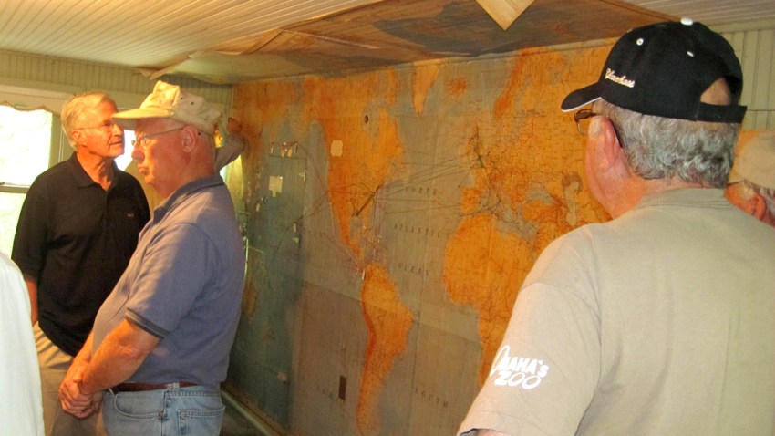 wwii garage map veteran submarine