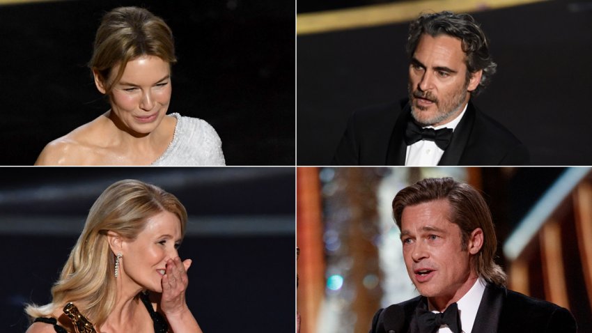 Renee Zellwegger, Joaquin Phoenix, Laura Dern and Brad Pitt were among the night’s big winners.