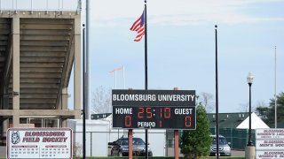 A college athletic field